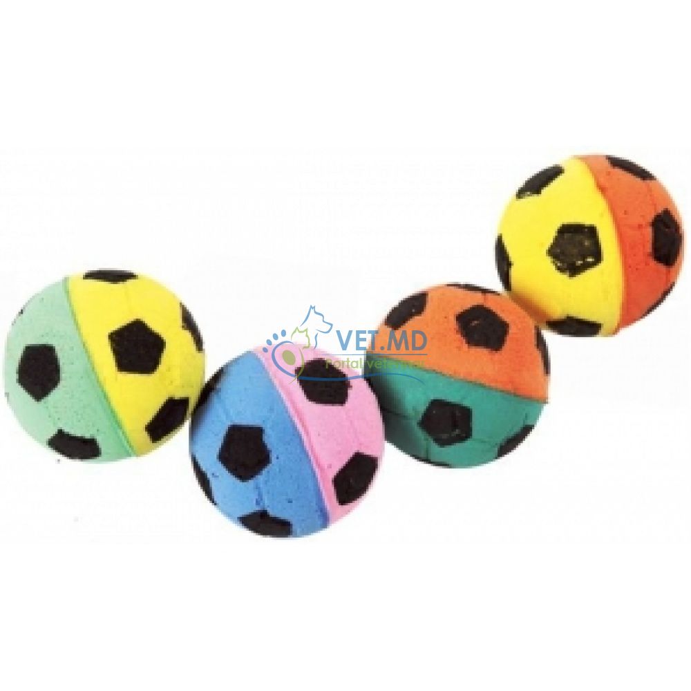 Мяч зефирный футбольный 4,5 см